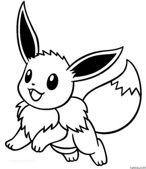 pokemon coloring page|Eevee Pokemon coloring page 